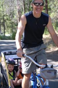 Donnie Biking with the Kids