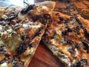 morel mushroom pizza