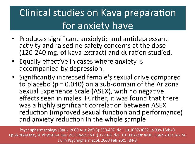 Clinical Studies on Kava Prep